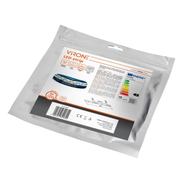 Taśma LED 12V 2835 120L/m 9,6W/m IP63 6000K 5m LD-12/5M/6 ORNO