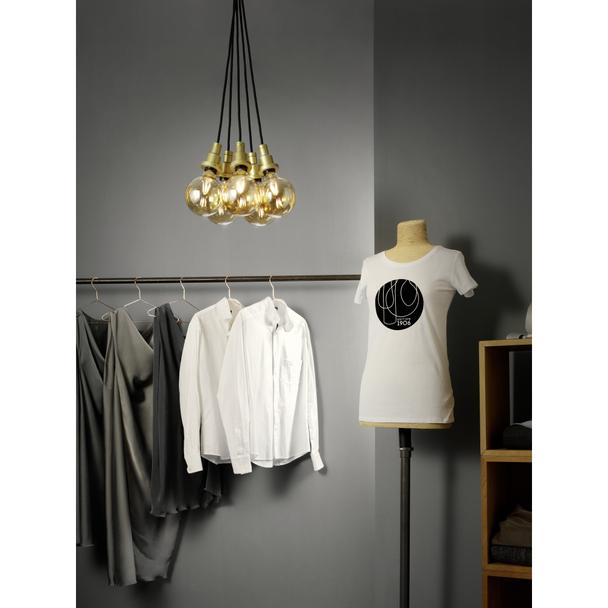 Lampa LED Vintage 1906 dim CL GLOBE125 Filament szkło przezroczyste GOLD 55 dim 7W 825 E27