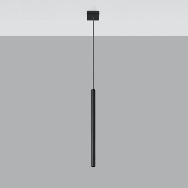 Sollux Lampa wisząca PASTELO 1 czarna SL.0469