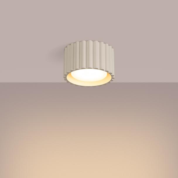 SOLLUX Plafon AURA 1 beżowy Gx53 ; SL.1792