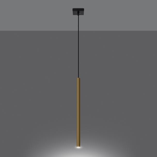 Sollux Lampa Wisząca PASTELO 1 złoty połysk SL.1195