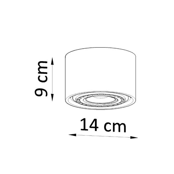 Plafon BASIC 1 beton