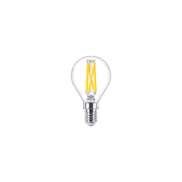 Żarówka LED ściemnialna Kulka 3,4W=40W 470lm / 2200K/2700K LEDLusterDT 3,4-40W E14 927 P45 5 lat gw. 9,29003E+11 PHILIPS