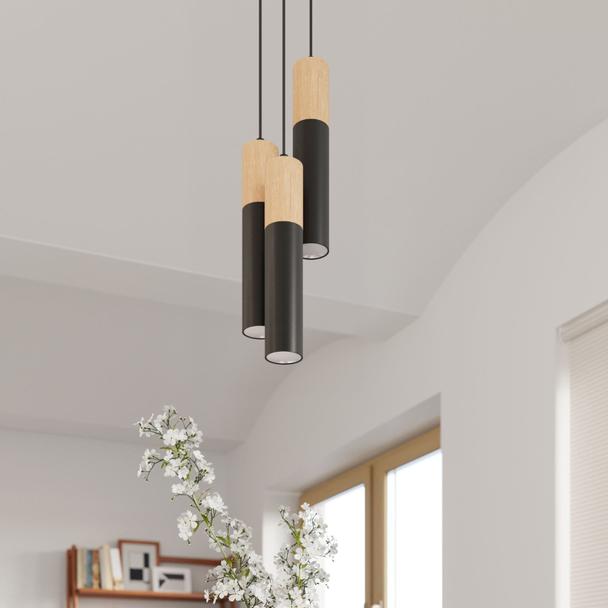 Sollux Lampa wisząca PABLO czarna SL.0632