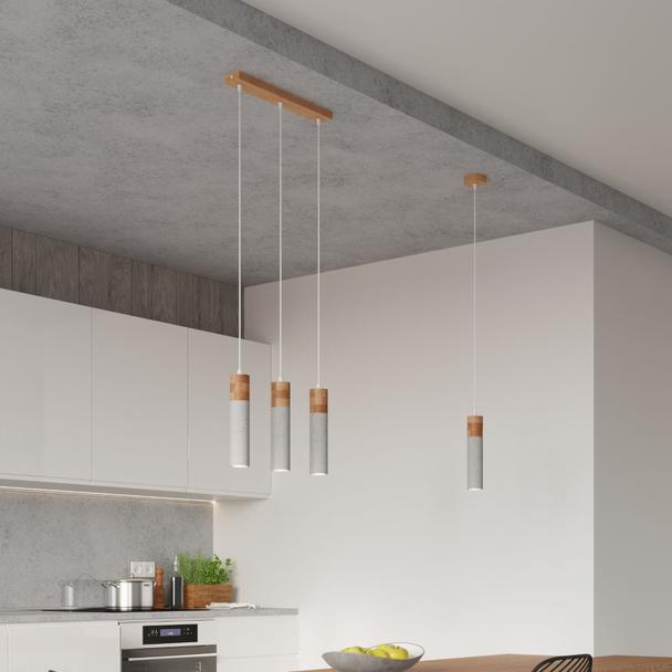 Sollux Lampa wisząca ZANE 2 szara SL.0966