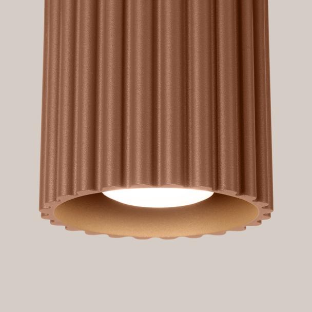 SOLLUX Plafon AURA 1 mocca GU10 ; SL.1804