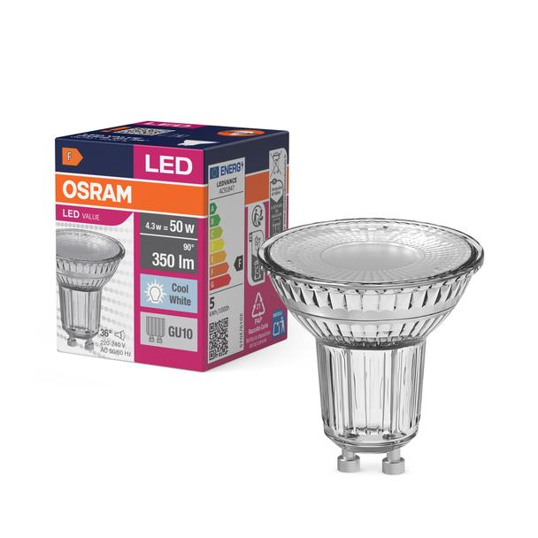 Lampa LED VALUE non-dim PAR16 50 36° 4,3W 840 GU10