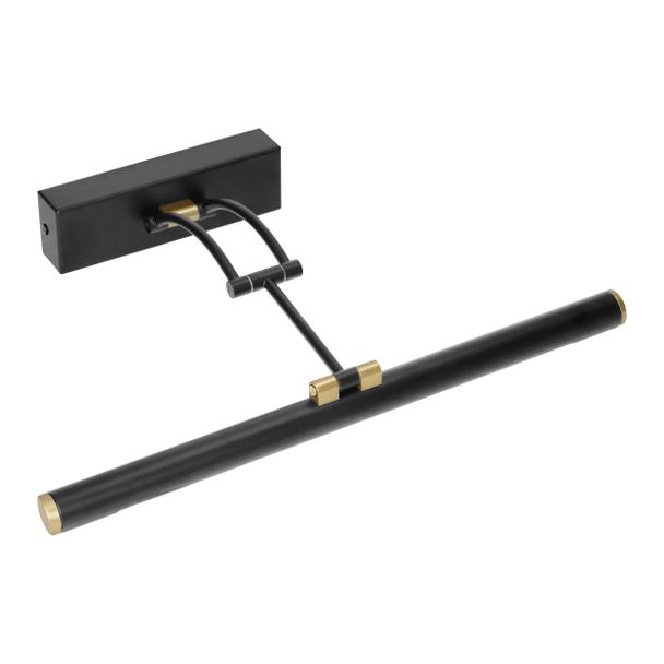 Kinkiet lampa nad lustro RICO LED 7W 770lm 4000K IP44 dł. 40 cm czarna AD-OM-6518L4/B ORNO
