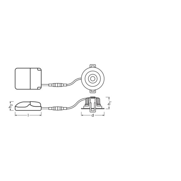 Oprawa SPOT ADJ P 8W 940 PS DIM IP20 WT