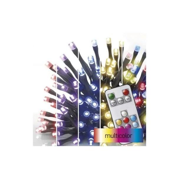 Lampki choinkowe Classic 160 LED 16m, RGB, 72 programy, pilot, IP44, timer D4AA04 EMOS