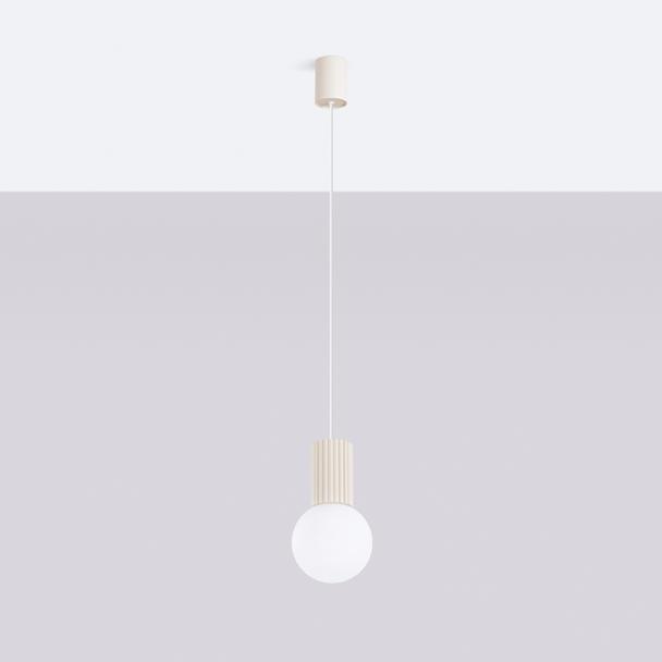 Lampa wisząca HALO 1 beżowa