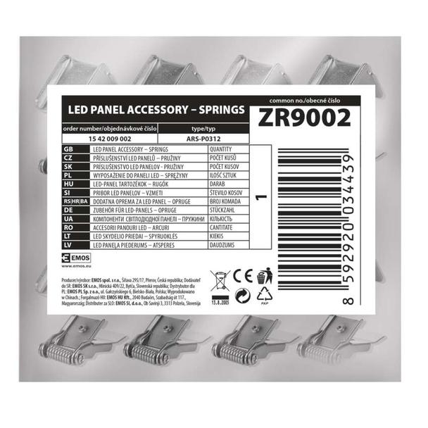 Sprężyny do LED PANEL 120x30 ZR9002 EMOS