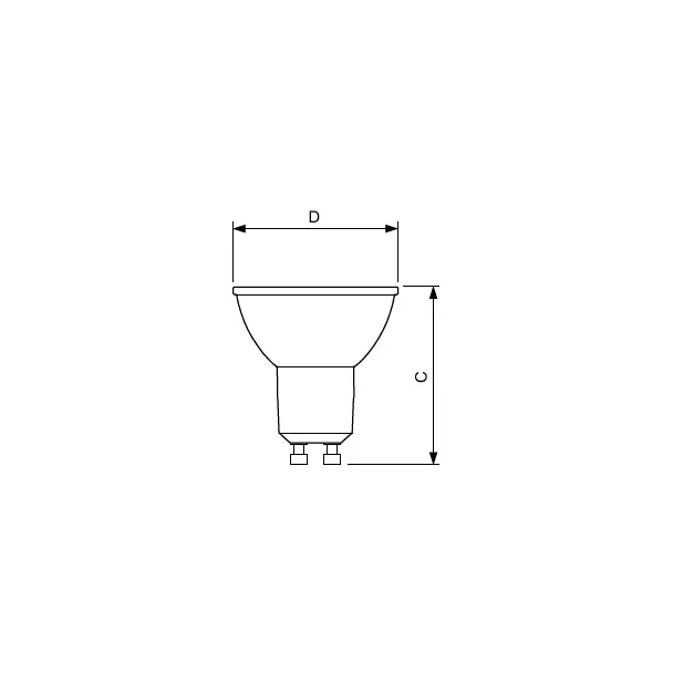 Żarówka LED 4,6W=50W 390lm 4000K barwa neutralna LEDspot 4,6-50W GU10 840 36st. 9,29001E+11 PHILIPS