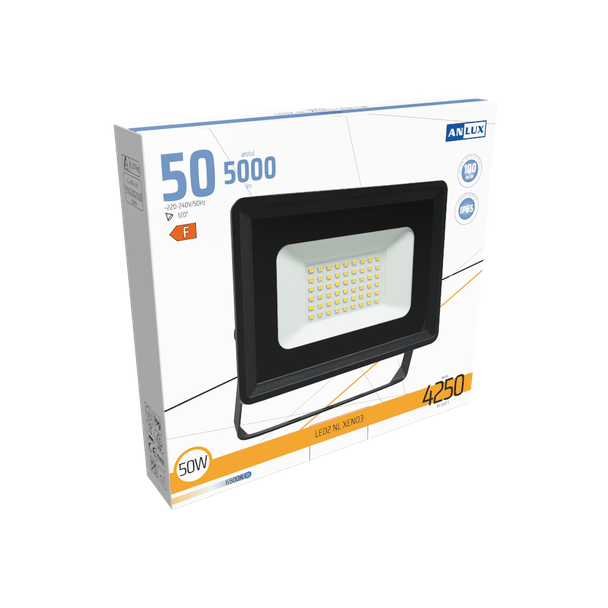 NAŚWIETLACZ LED XENO3 50W 100LM/W ZIMNY BIAŁY ANLUX