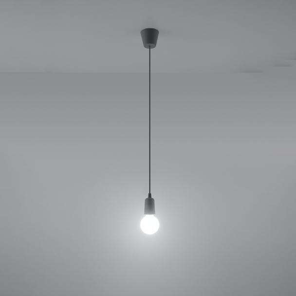 Sollux Lampa wisząca DIEGO 1 szara SL.0575