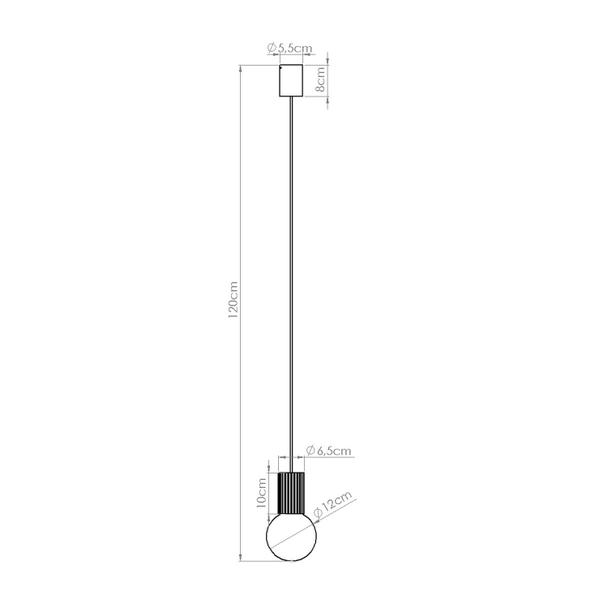 Lampa wisząca HALO 1 taupe