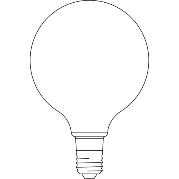 Lampa LED SMART+ WiFi CL Globe125 Gold DIM 53  6W/824 E27
