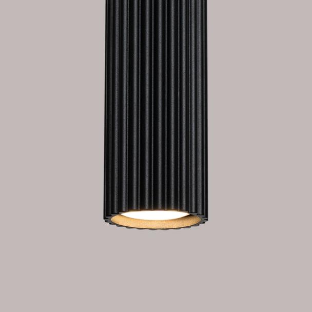 Sollux Lampa wisząca KARBON 1 czarny SL.1573