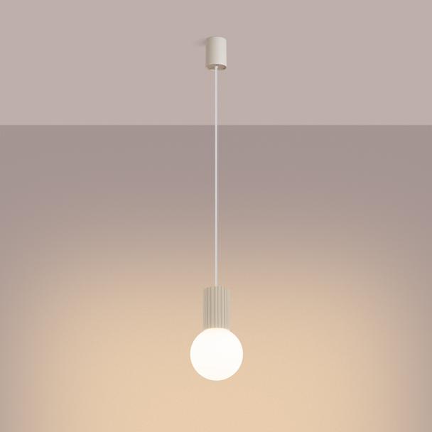 Lampa wisząca HALO 1 beżowa
