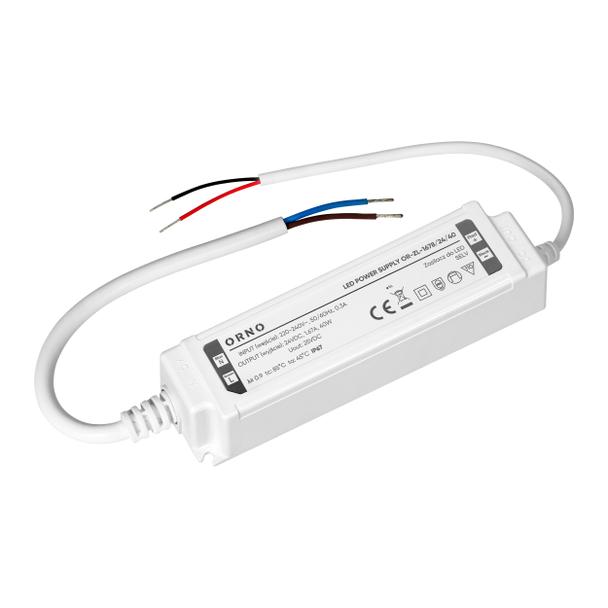Zasilacz LED, hermetyczny, 24V, 40W, IP67, plastikowa obudowa OR-ZL-1678/24/40 ORNO