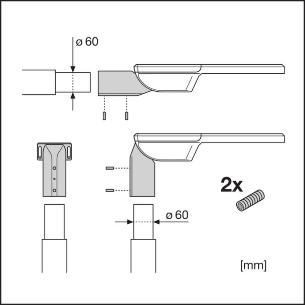 Oprawa uliczna STREETLIGHT FLEX MEDIUM 58W 727 RV25ST ALW