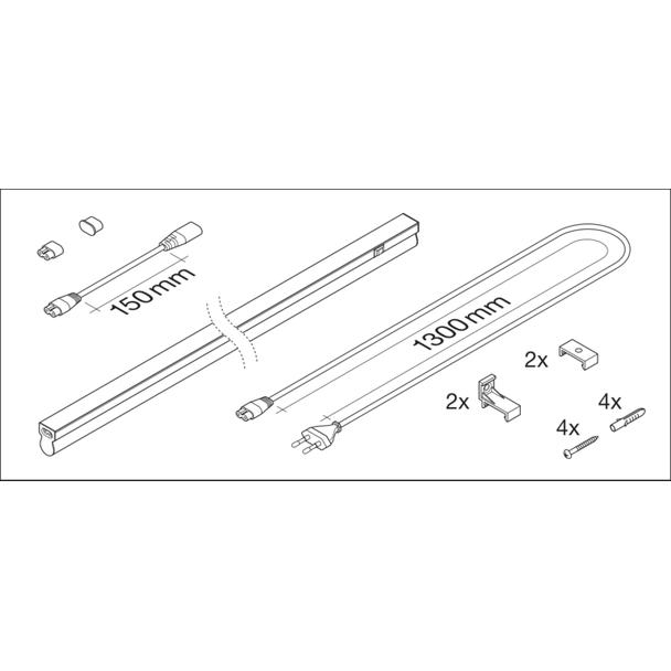Oprawa liniowa LINEAR COMPACT SWITCH 1200 14W 4000K
