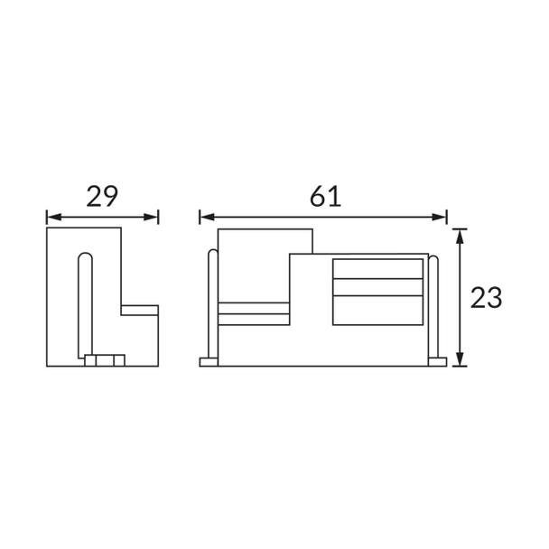 Mikrofalowy czujnik ruchu NEO MVS DIP WHITE 04179 IDEUS