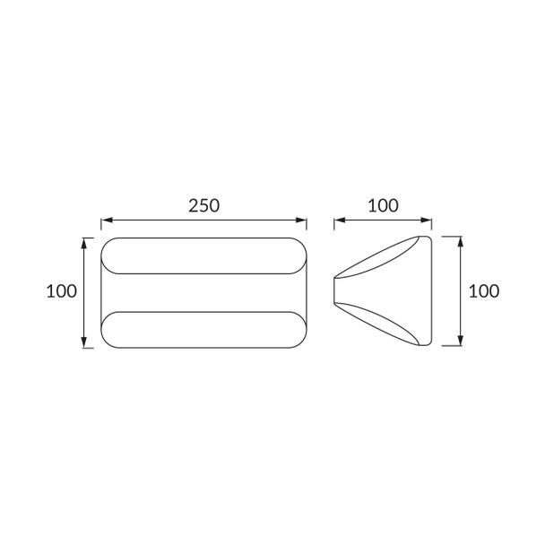 BETI LED C 10W 4000K 03101 IDEUS