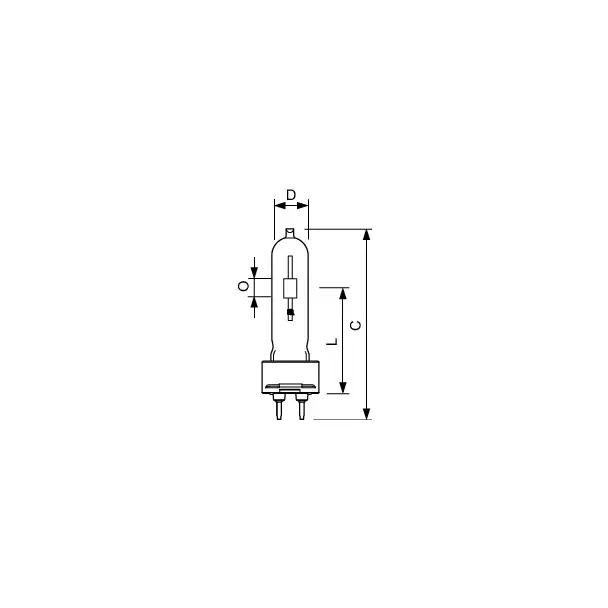Lampa metalohalogenkowa 150W G12 230V 2950K przeźroczysta CDM-T 9,28084E+11 PHILIPS