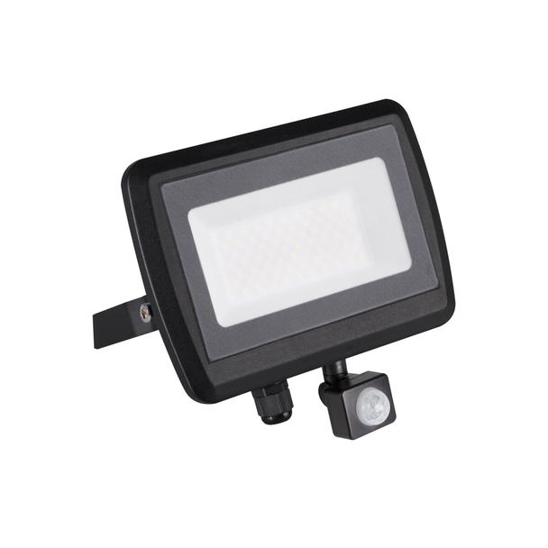Projektor LED 50W z czujnikiem ruchu ANTEM LED 50W-NW-SE B czarny 4000lm 4000K 33208 KANLUX
