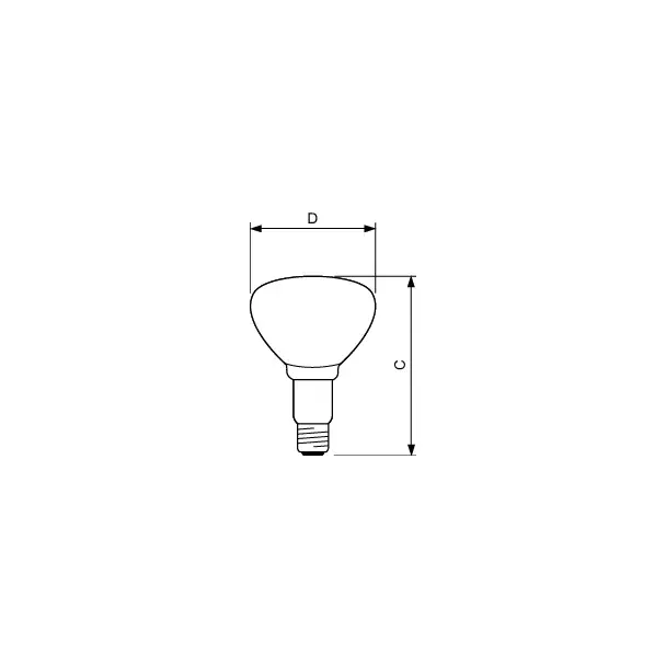 Źródło światła BR125 IR 150W E27 230-250V CL 1CT/10 9,23212E+11 PHILIPS