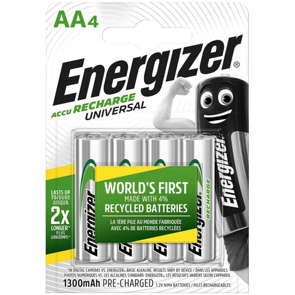 Akumulator ENERGIZER UNIVERSAL AA HR6/4 szt. 1300mAh 7,6389E+12 SELVISTA