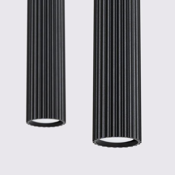 Sollux Lampa wisząca KARBON 2 czarny SL.1574