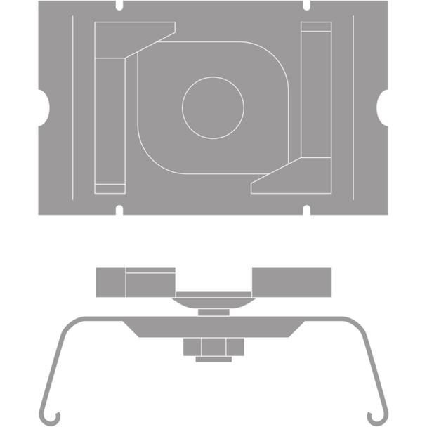 Oprawa TRUSYS FLEX GRID CEILING CLIP