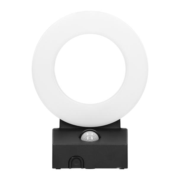 HOWLIT LED 20W, oprawa ogrodowa z czujnikiem ruchu, 1800lm, IP65, 4000K, czarna AD-OP-6205BLPMR4 ORNO