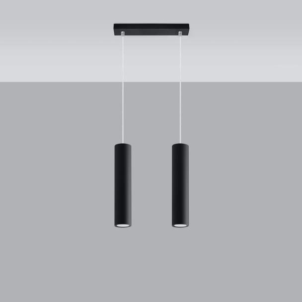 Lampa wisząca LAGOS 2 czarny