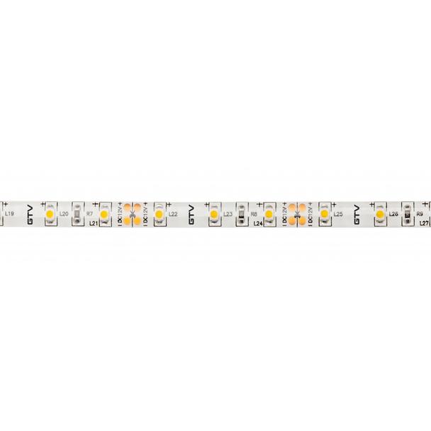 Taśma LED FLASH 3528 300 LED ciepła biel 24W IP65 8mm rolka 5m LD-3528-300-65-CB GTV Poland