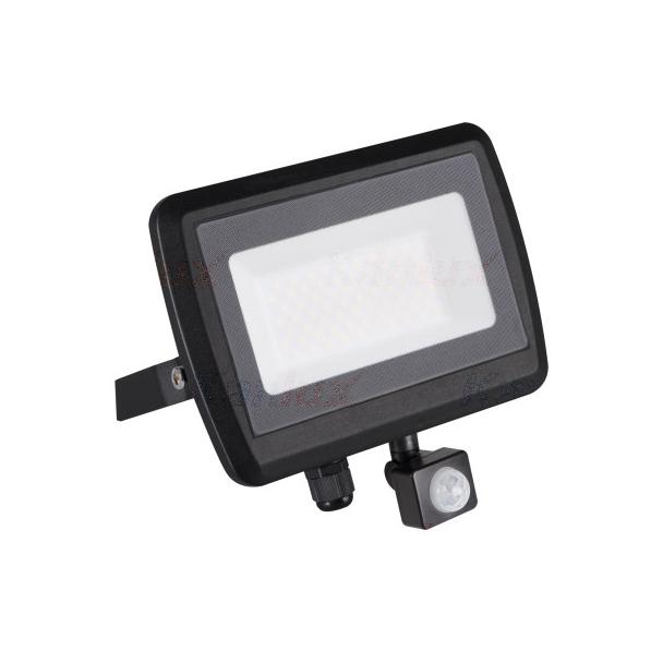 Projektor LED 50W z czujnikiem ruchu ANTEM LED 50W-NW-SE B czarny 4000lm 4000K 33208 KANLUX