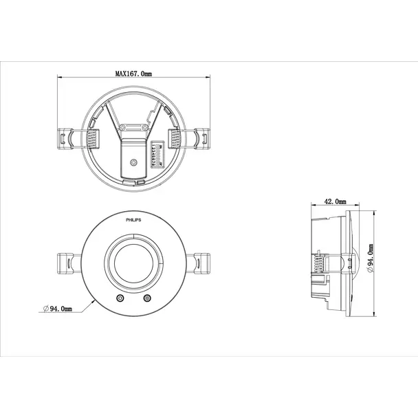 Czujnik ruchu/światła EcoSet EXT2010 OCC DL PIR AC Sensor RS WH ESW 5 lat gw. IP20 9,11402E+11 PHILIPS