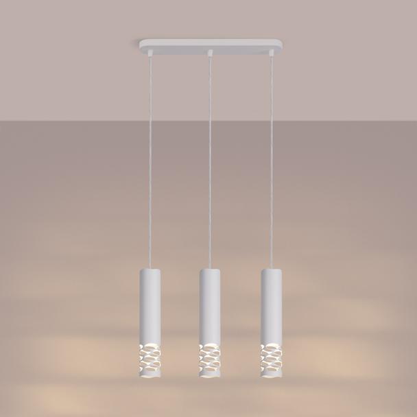 Sollux Lampa wisząca LIRO 3L biały
