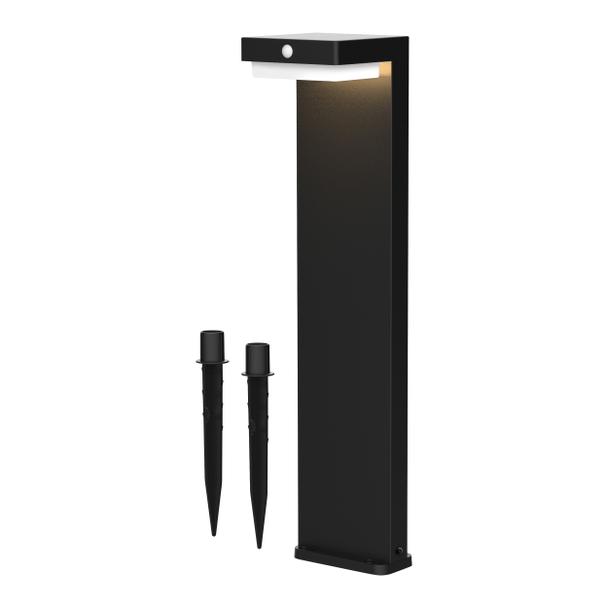 Słupek solarny z czujnikiem ruchu WILLOW LED 4,5W 400lm IP44 4000K SL/R-5/B ORNO