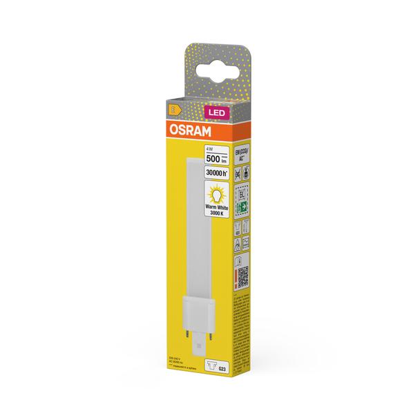 Lampa DULUX S LED FR 9 CCG, AC mains 4,5W 830 G23