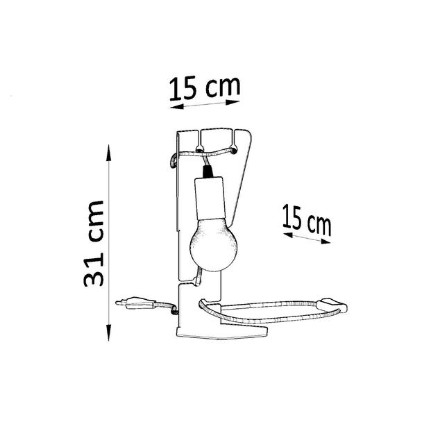 Sollux Lampa biurkowa ARBY biała SL.0879