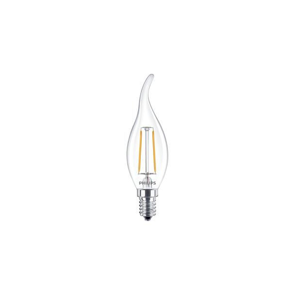 Żarówka LED świeczka 2W=25W 250lm 2700K barwa ciepła LEDCandle 2-25W E14 B35 827 9,29001E+11 PHILIPS