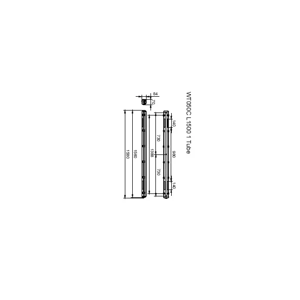 Oprawa hermetyczna Ledinaire WT050C 1 IP65 9,11402E+11 PHILIPS