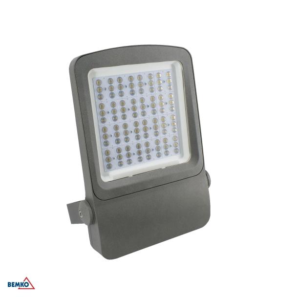 NAŚWIETLACZ LED CAMPUS 250W 4000K 37500lm IP66 90X90 SZARY C66-LFC-250DG-4K-9090 BEMKO