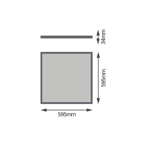 Oprawa PANEL 4IN1 600 32W 865 WT