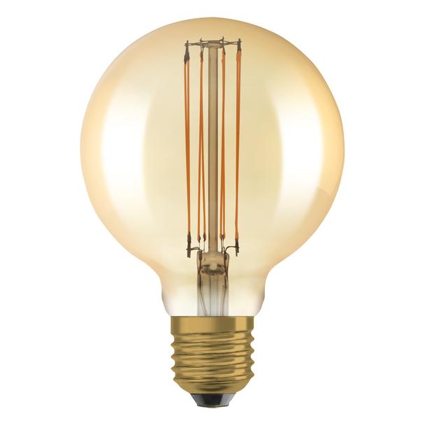 Lampa LED Vintage 1906 GOLD 95 dim 8,8W/822 szkło przezroczyste E27