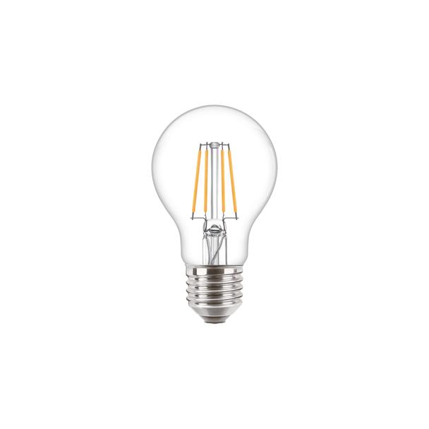 Żarówka LED 4,3W=40W 470lm 2700K barwa ciepła kulka 4,3-40W E27 A60 827 Szkło przezroczyste 9,29002E+11 PHILIPS