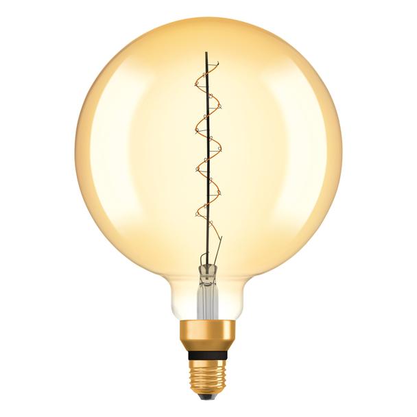 Lampa LED Vintage 1906 GOLD 200 dim 4,8W/822 szkło przezroczyste E27